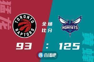 🏀罗齐尔23+9 乌布雷23分 巴恩斯28分 黄蜂大胜猛龙止3连败