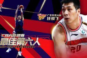 CBA常规赛最佳第六人：广东队前锋任骏飞